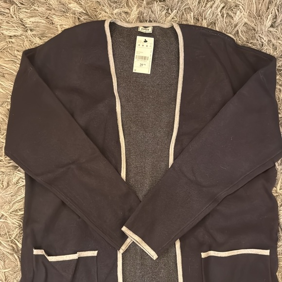 3/4 length open front sweater - Picture 2 of 3